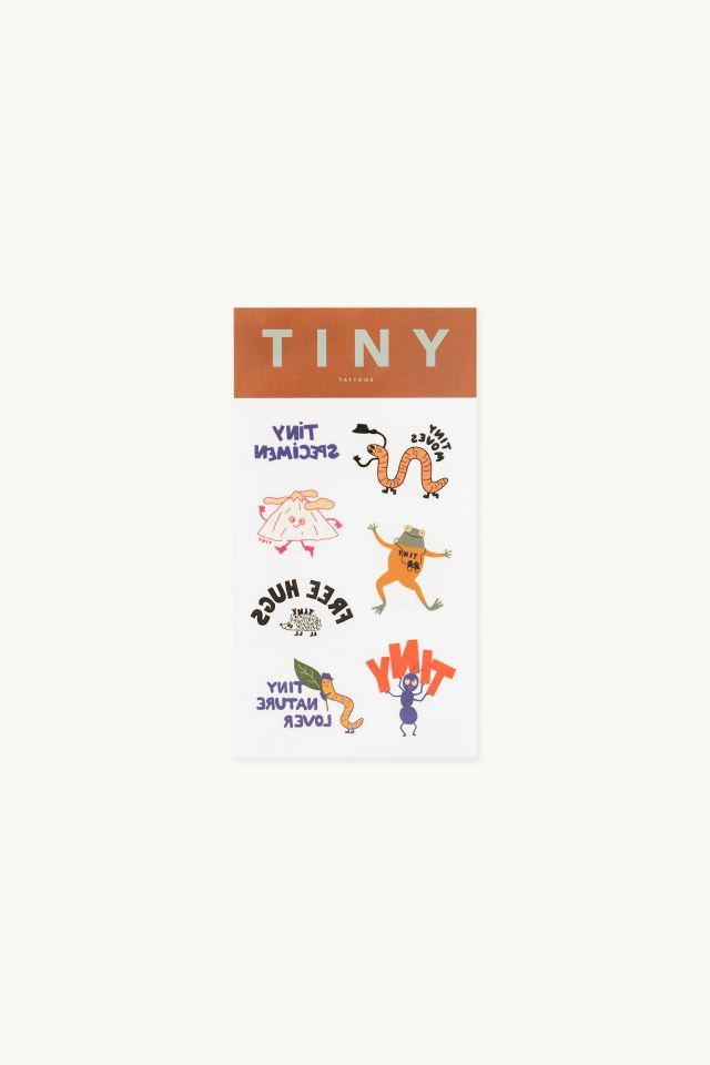 Татуювання Tinycottons "EXPLORERS", коричневий