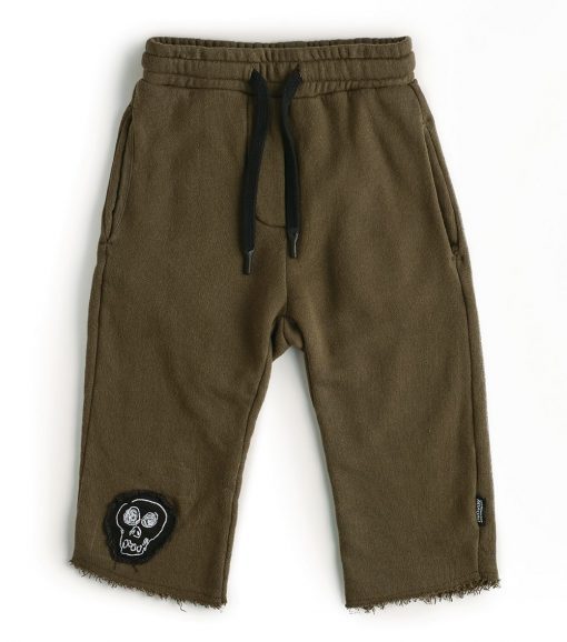 Штани NUNUNU "SKULL PATCH", оливковий