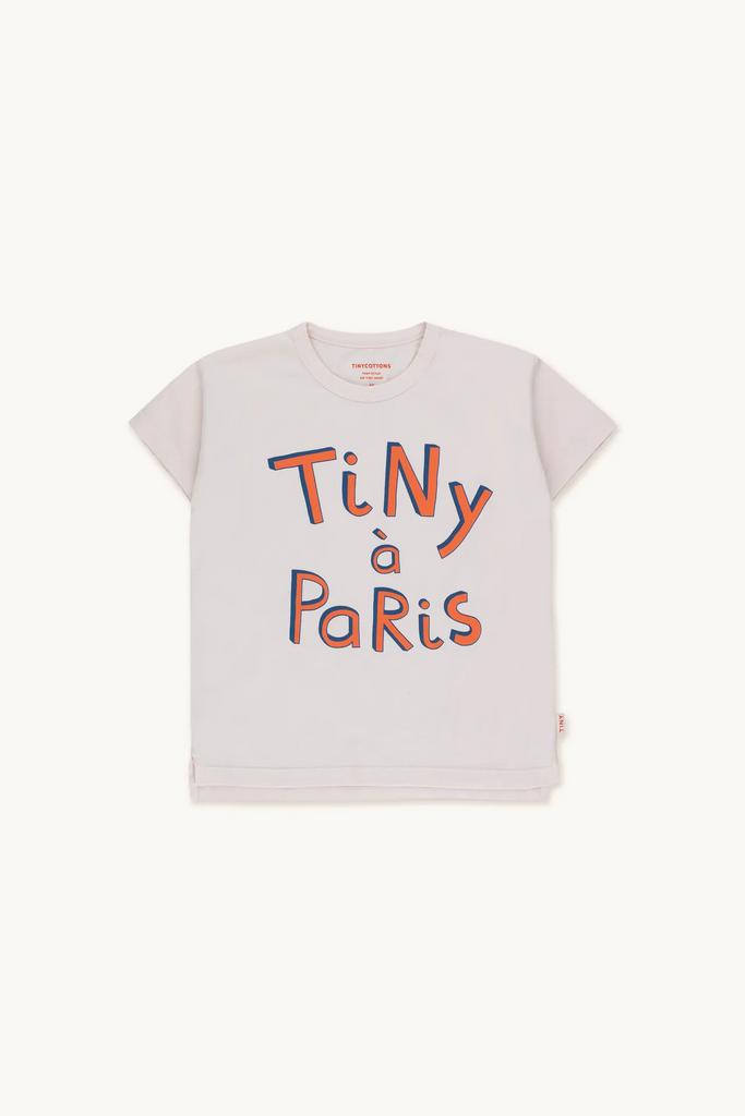 Футболка Tinycottons "TINY À PARIS", світло-рожевий