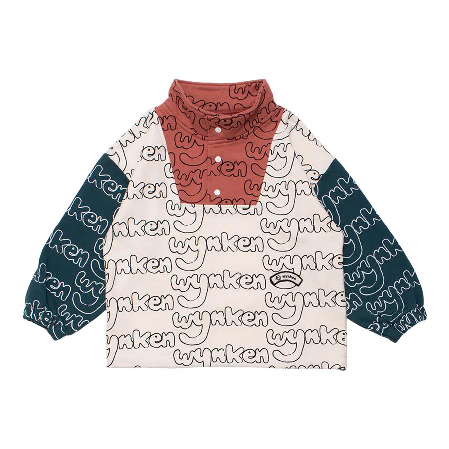 Світшот Wynken "Everwher", молочний/зелений