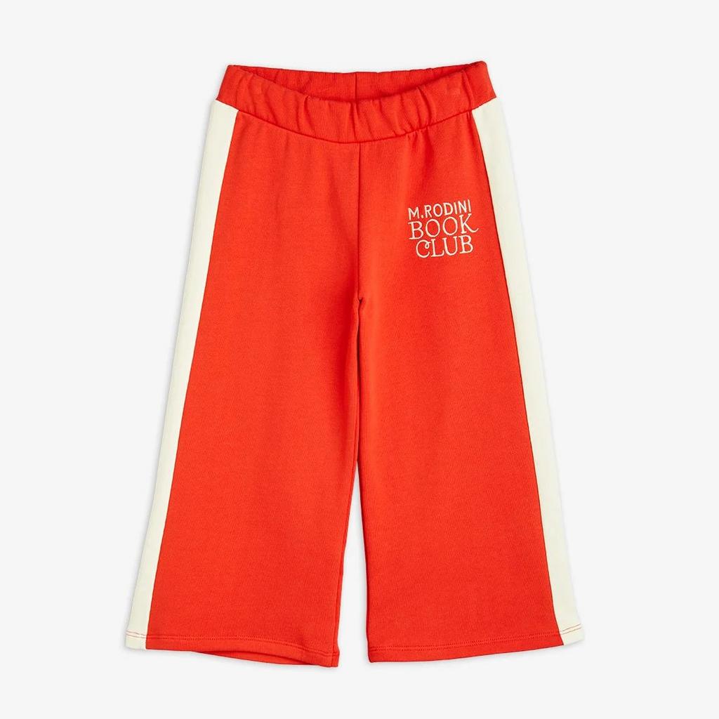 Штани MINI RODINI "BOOK CLUB", червоний