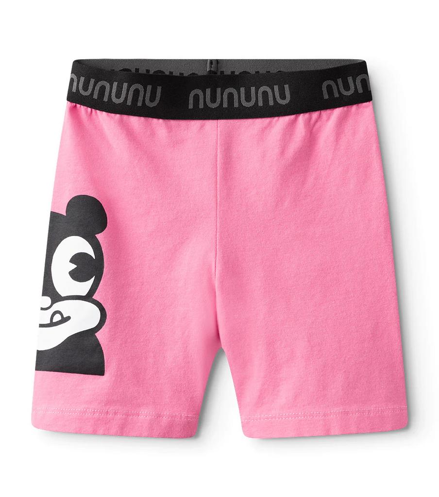 Шорти-велосипедки NUNUNU "CURIOUS MUCH?", рожевий