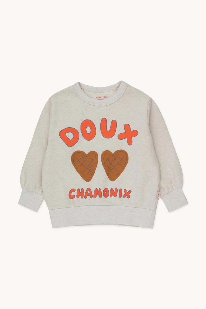 Світшот Tinycottons "DOUX CHAMONIX", кремовий