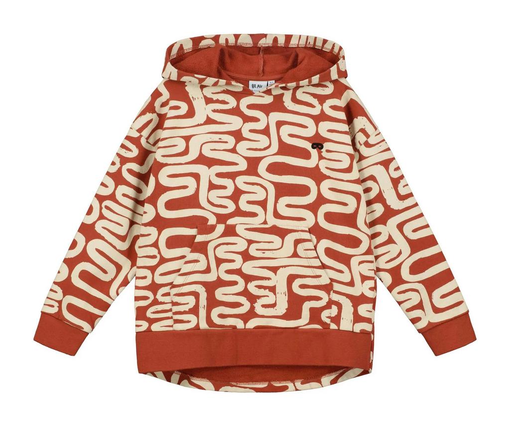 Худі Beau LOves "Noodles", червоний/білий