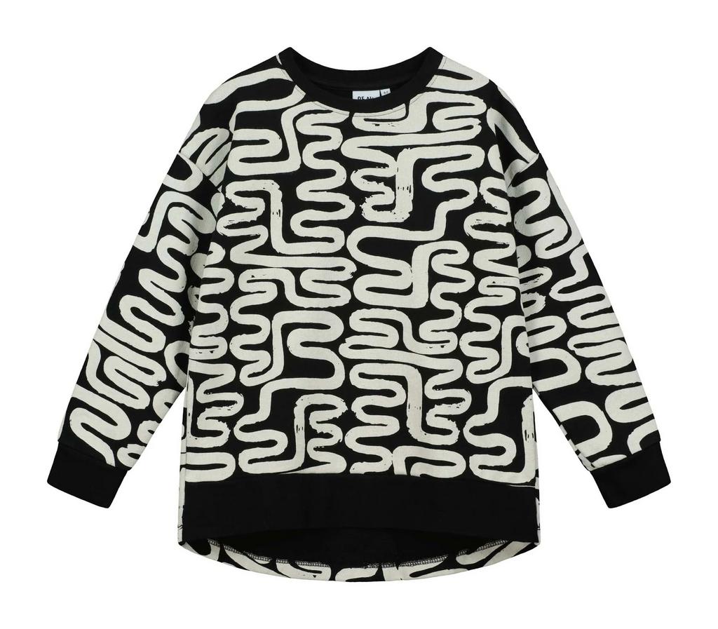 Світшот Beau LOves "Noodles", чорний/білий