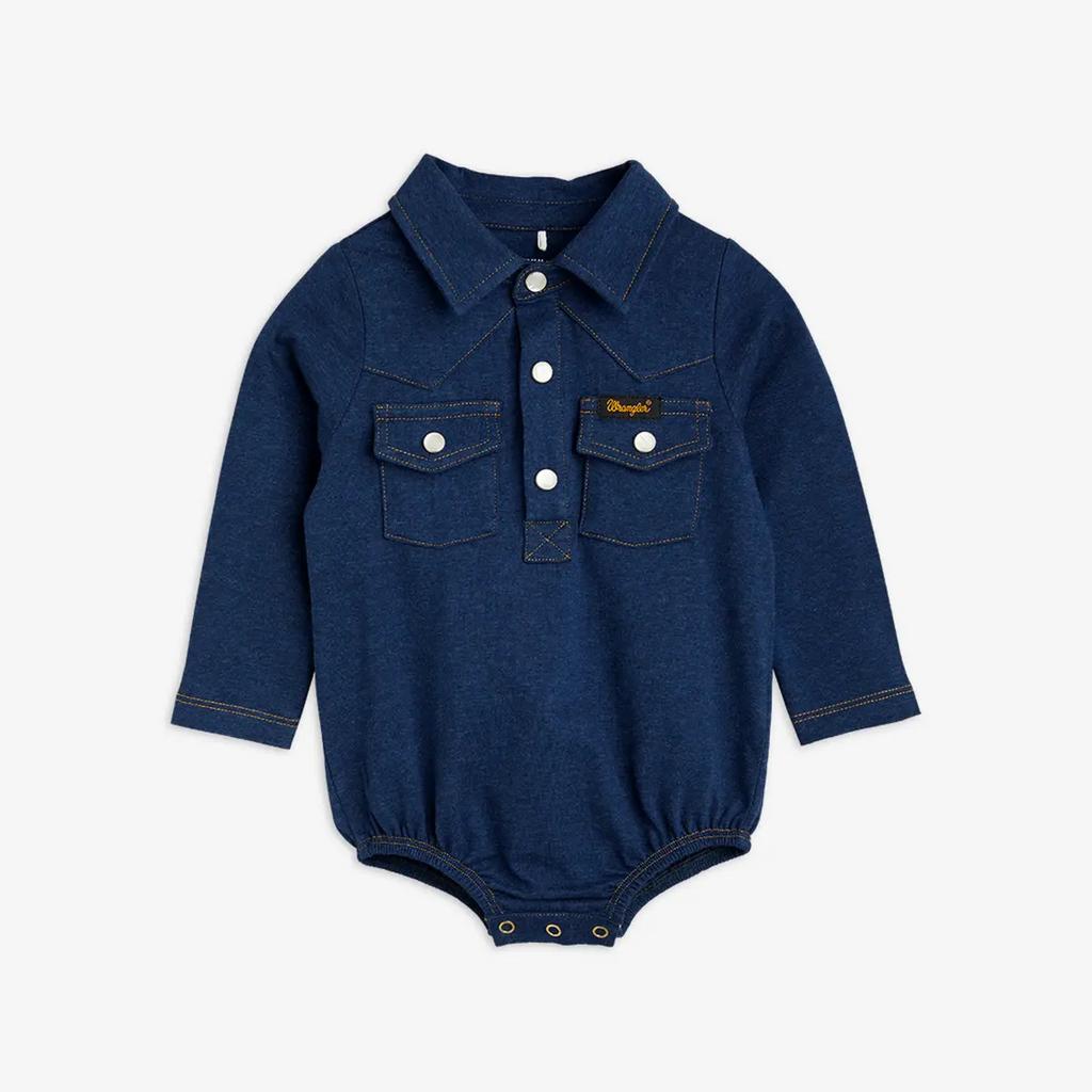 Боді MINI RODINI х WRANGLER "PEACE DOVE", синій