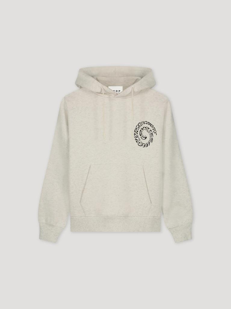 Худі Les Coyotes de Paris "Swirly print", кремовий