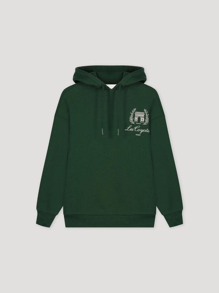Худі Les Coyotes de Paris "Chest embroidery", зелений