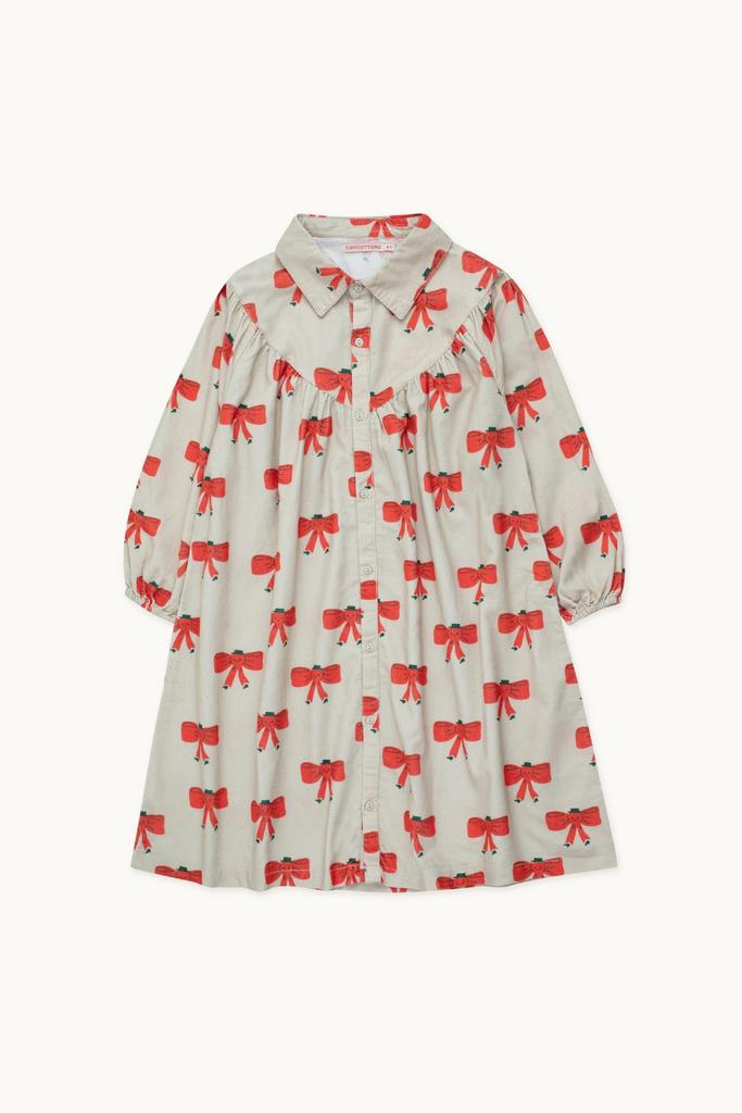 Сукня Tinycottons "BOW", бежевий
