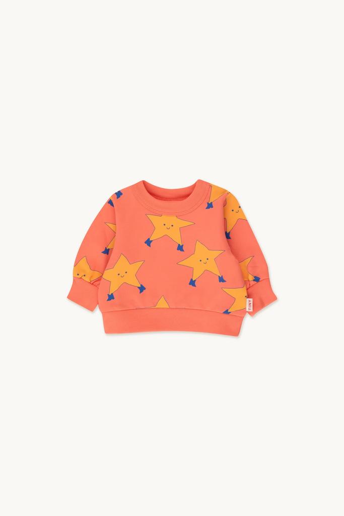 Світшот Tinycottons "DANCING STARS BABY", рожевий