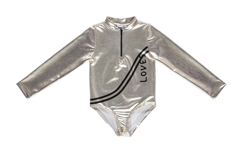 Купальник Beau LOves "LOVES", золотистий