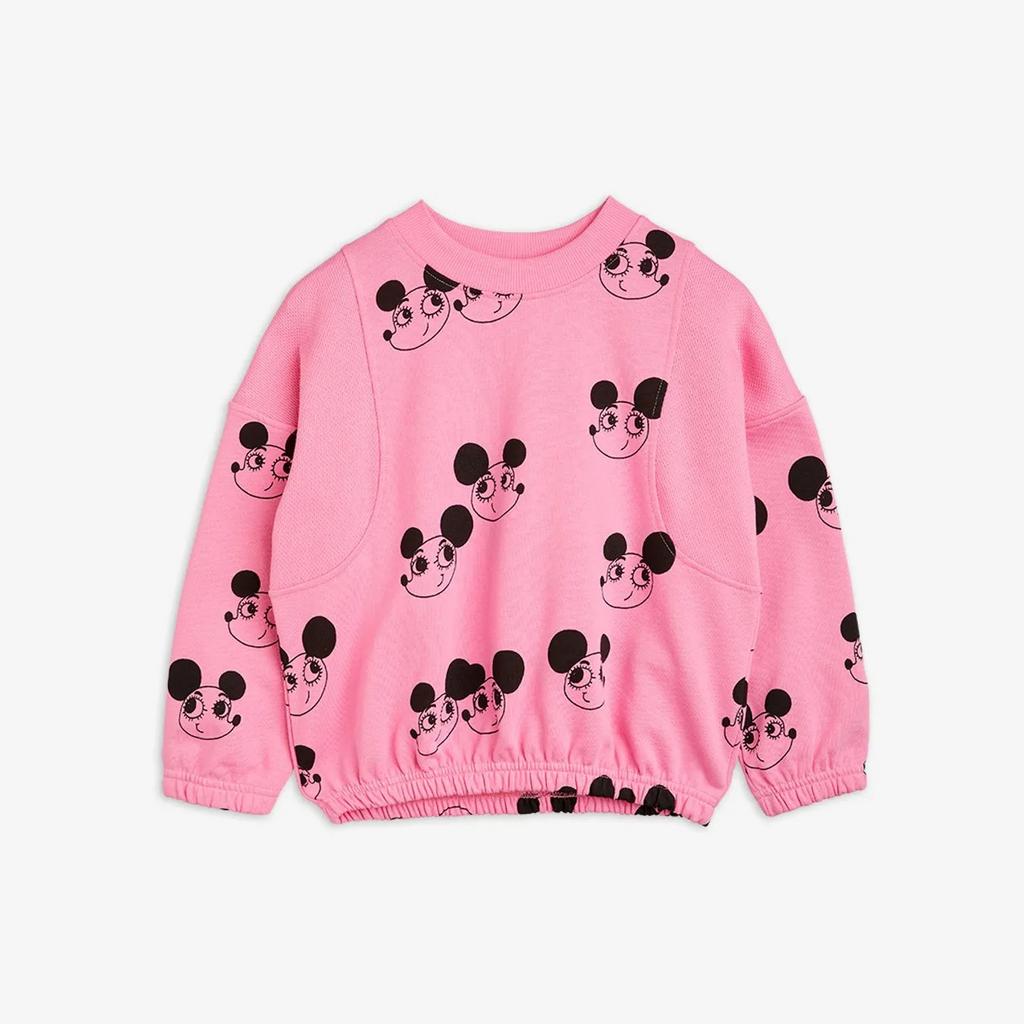 Світшот MINI RODINI "RITSRATS", рожевий