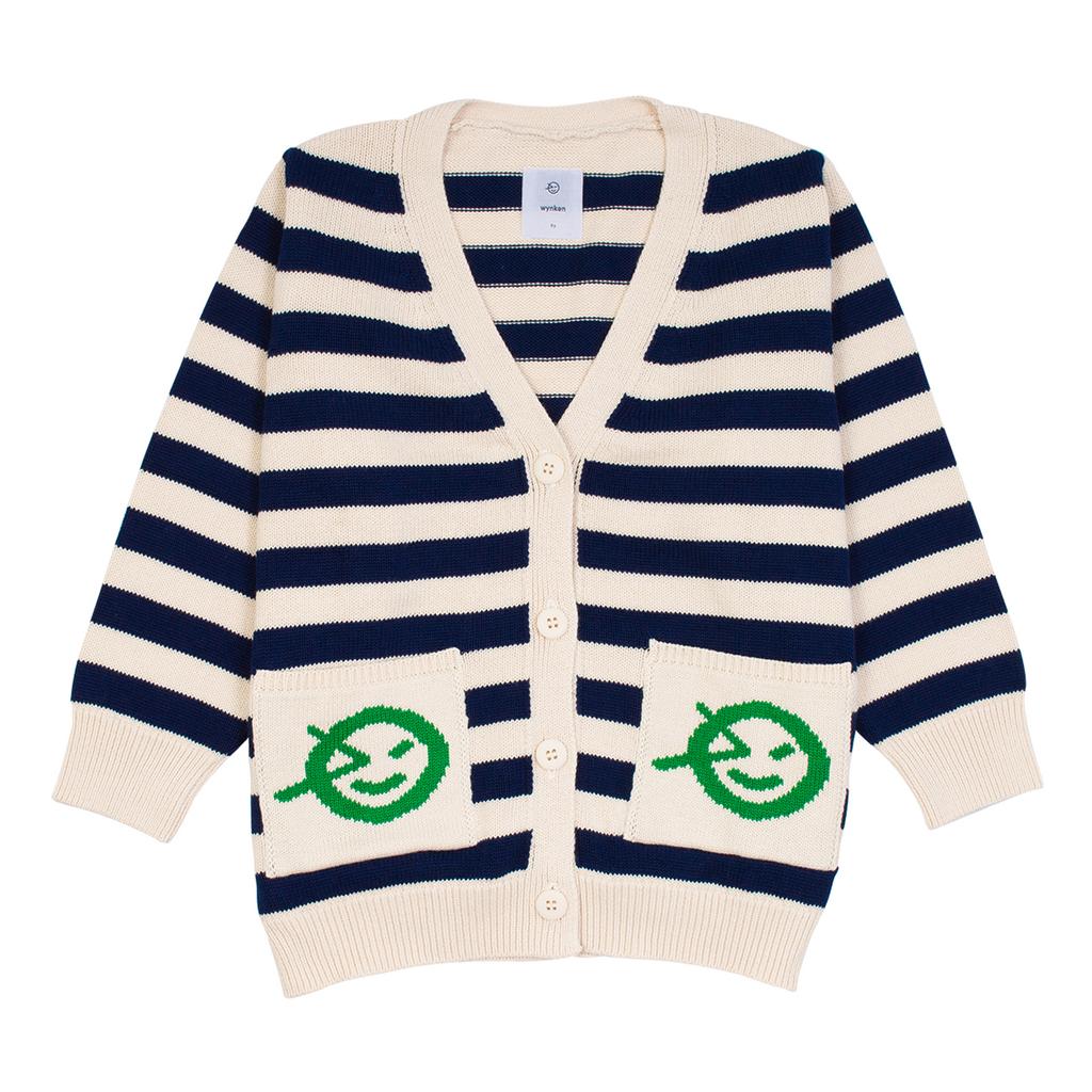 Кардиган Wynken "Wynken Stripe", білий/синій