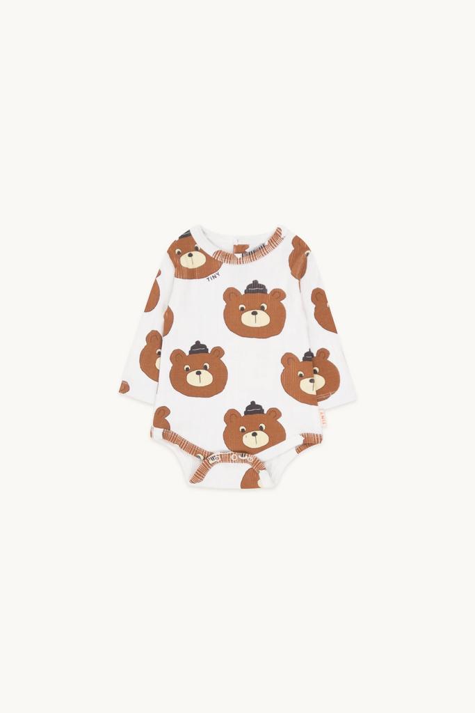 Боді Tinycottons “BEARS", світло-кремовий