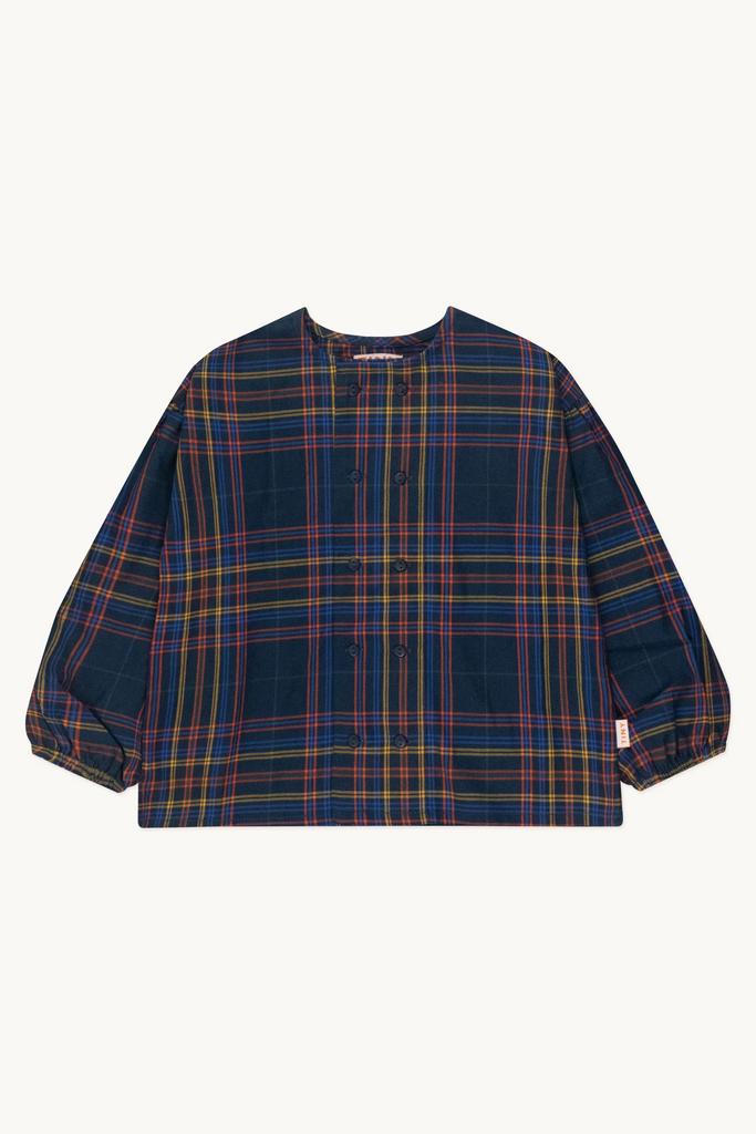 Блузка Tinycottons "FLANNEL", синій