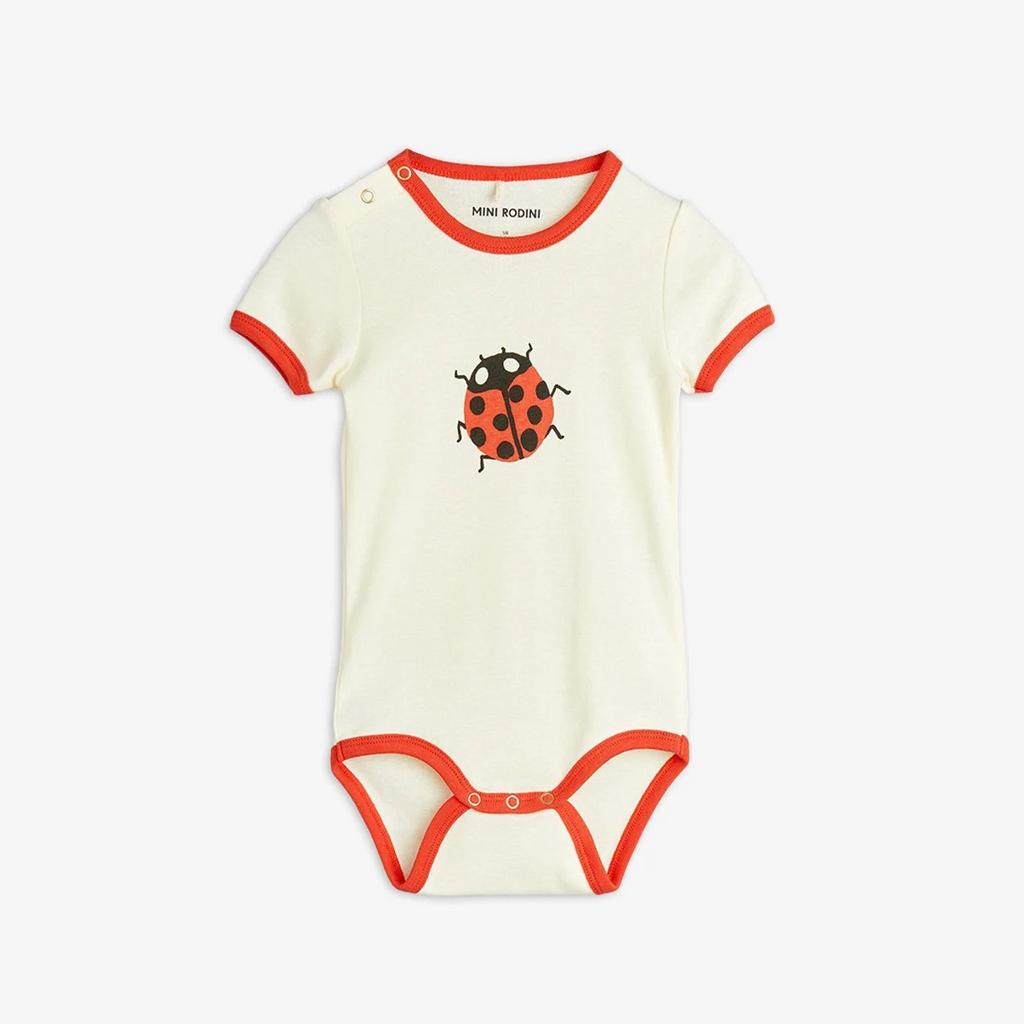 Боді MINI RODINI "Ladybugs", білий