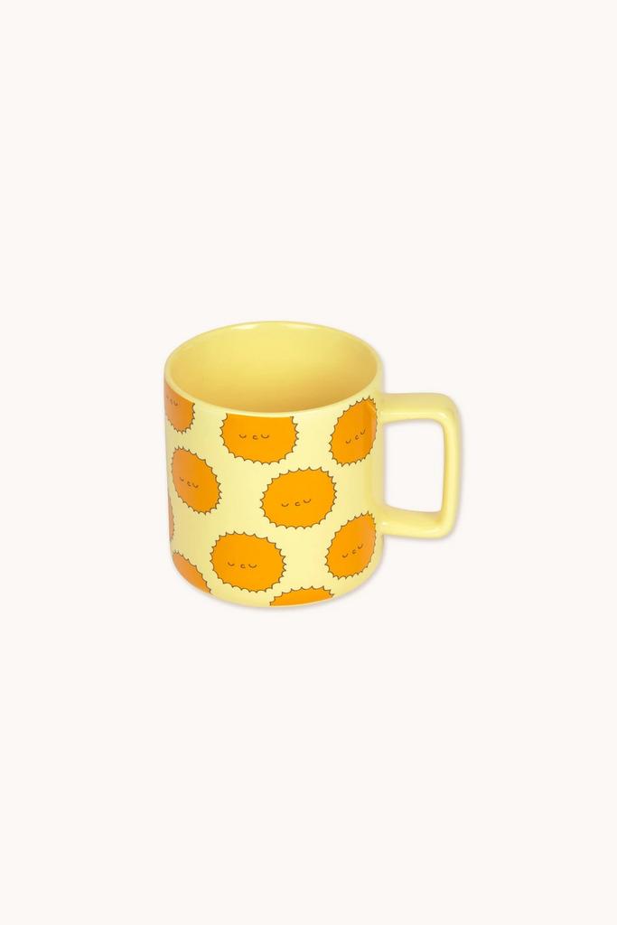 Чашка Tinycottons “SUN”, білий/жовтий
