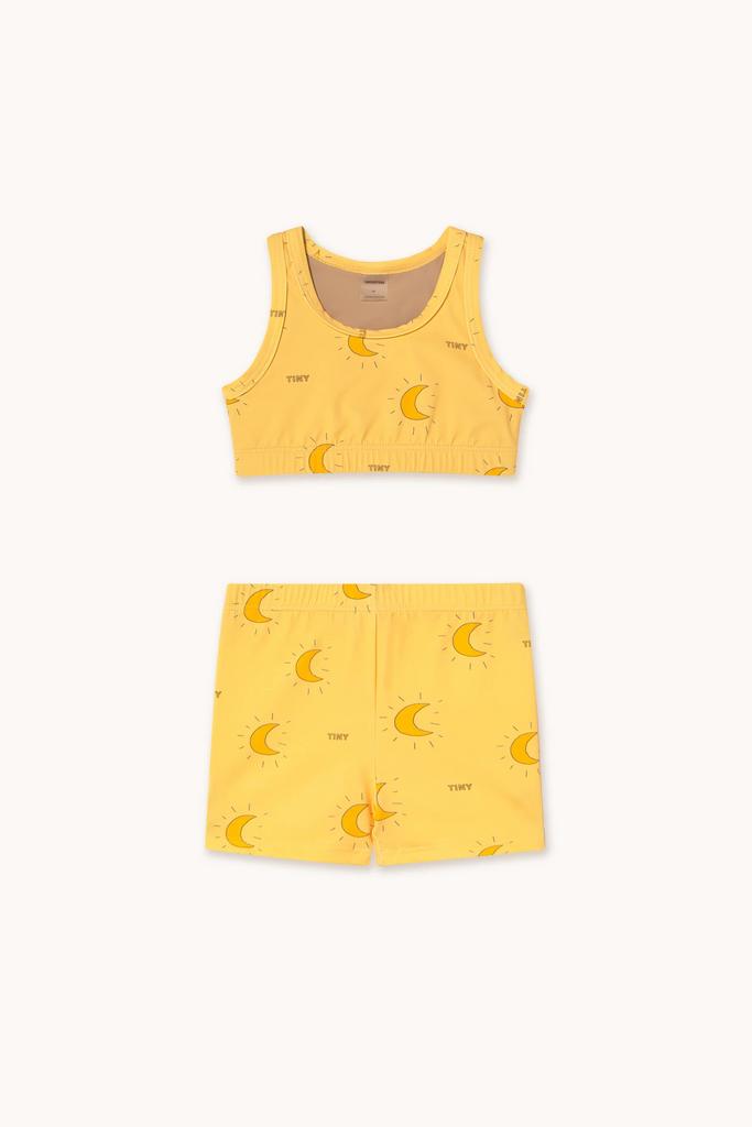 Купальний комплект Tinycottons "MIDNIGHT SUN", жовтий