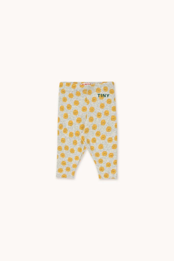 Легінси Tinycottons BABY "SUN", сірий/жовтий