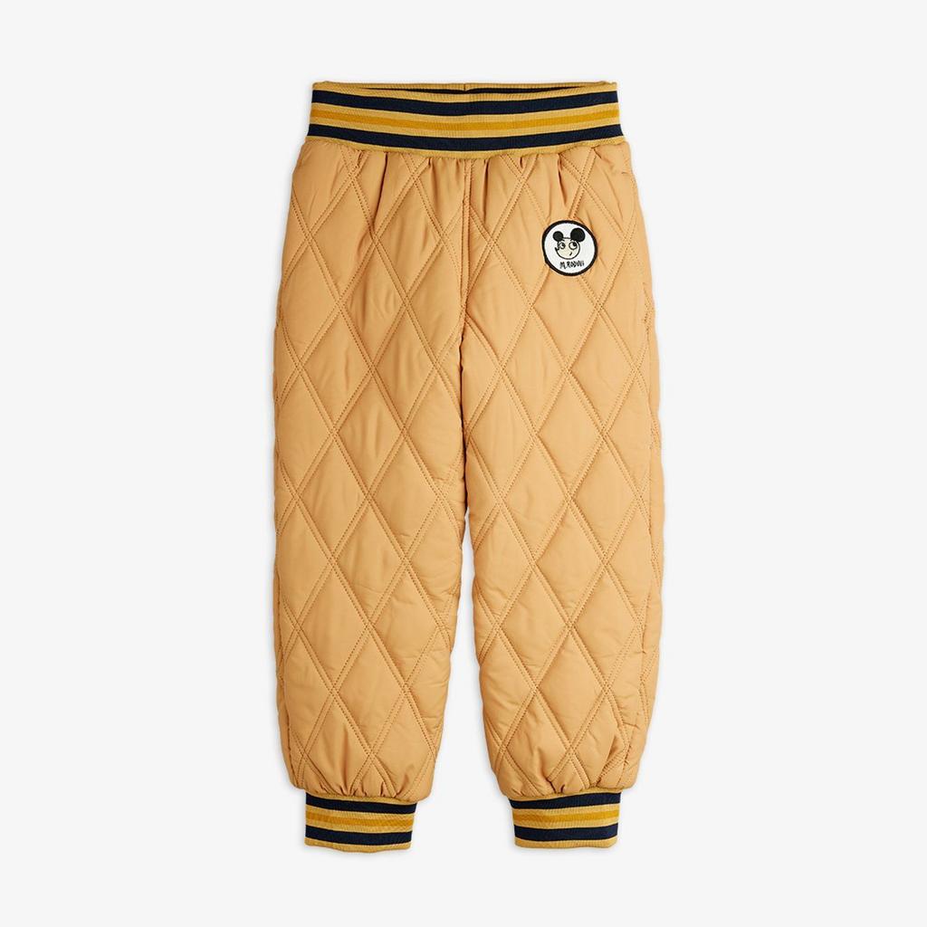 Штани MINI RODINI "Ritsrats", бежевий