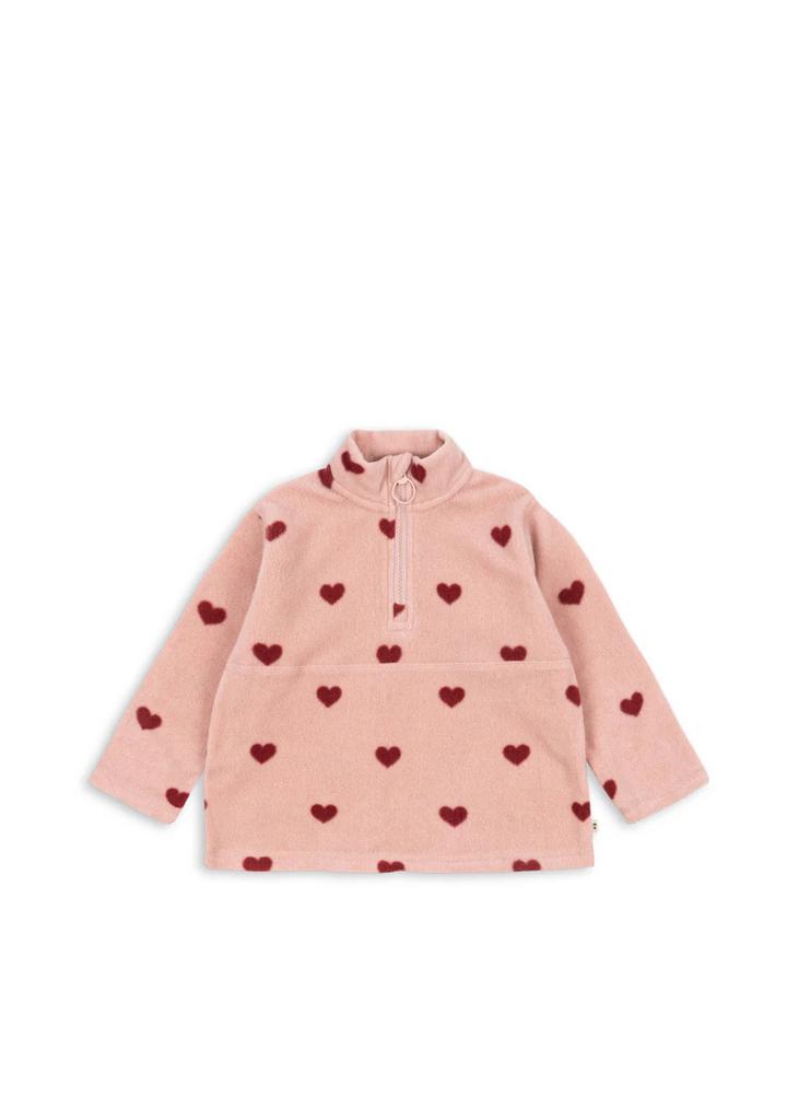 Флісова толстовка Konges Slojd "TAVI", рожевий