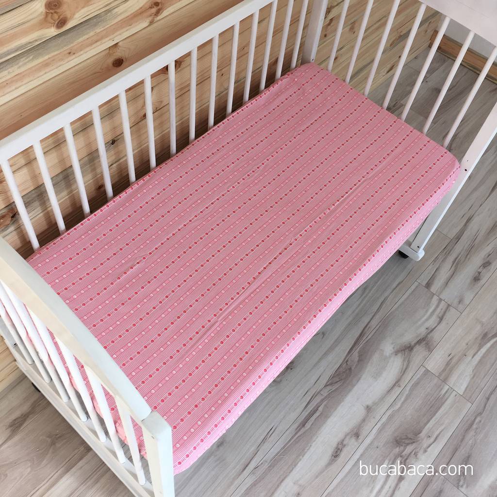 Простынь 120х60 розовая