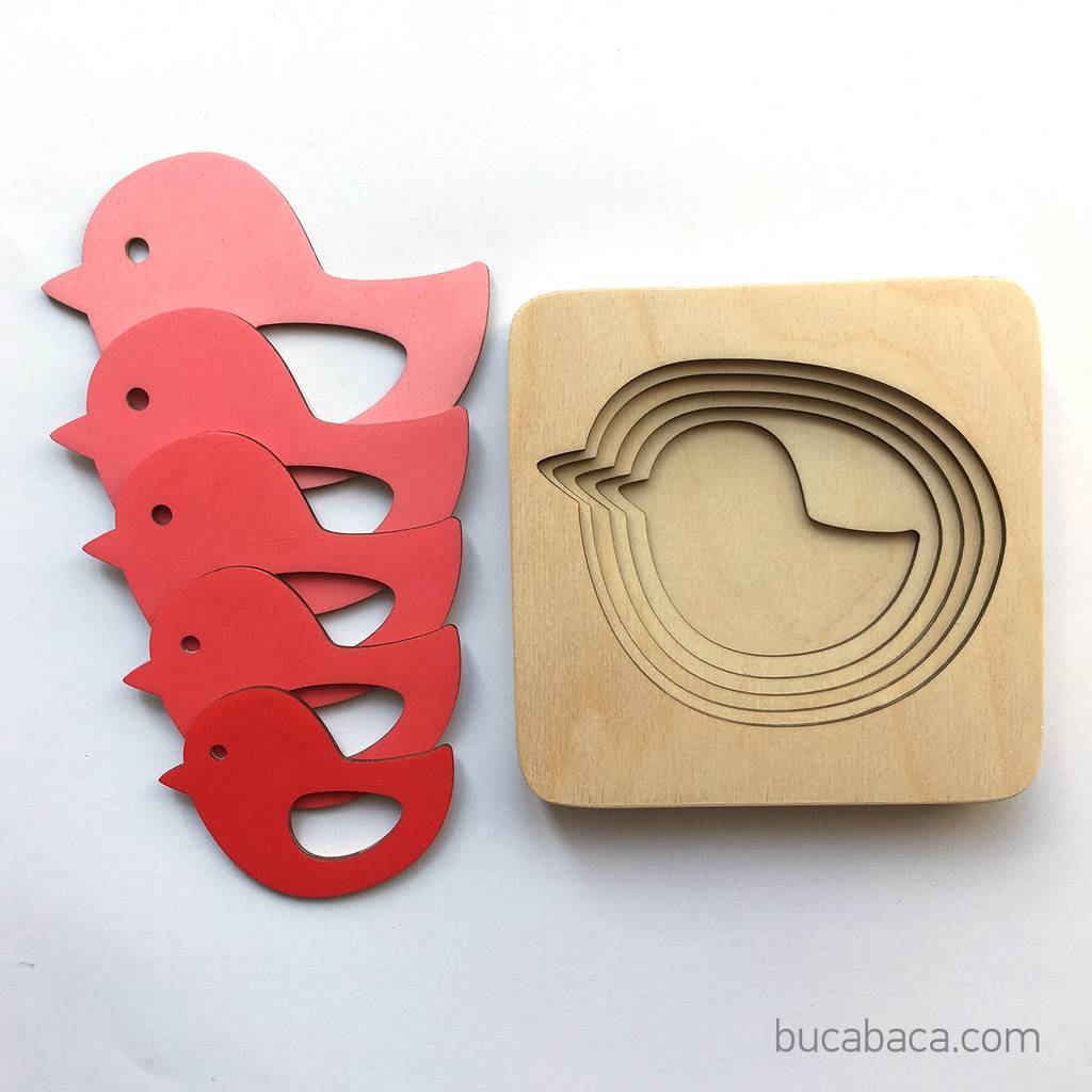 Пазл с птичками