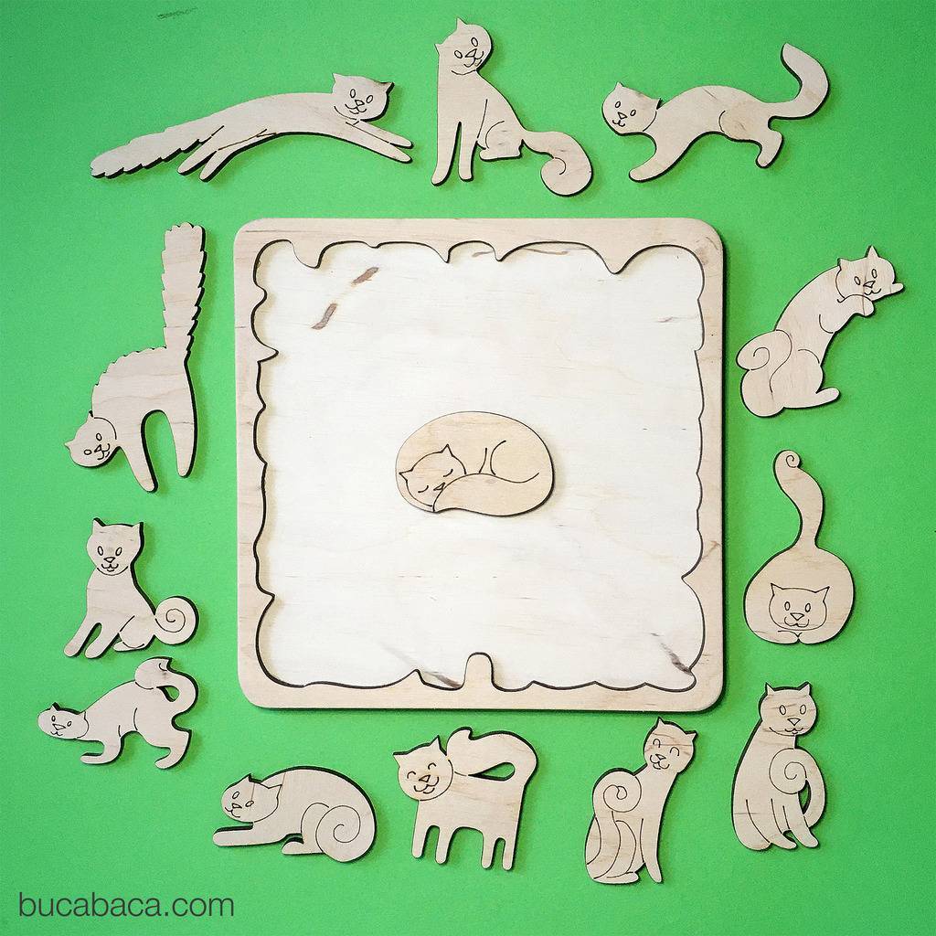 Пазлы кошки