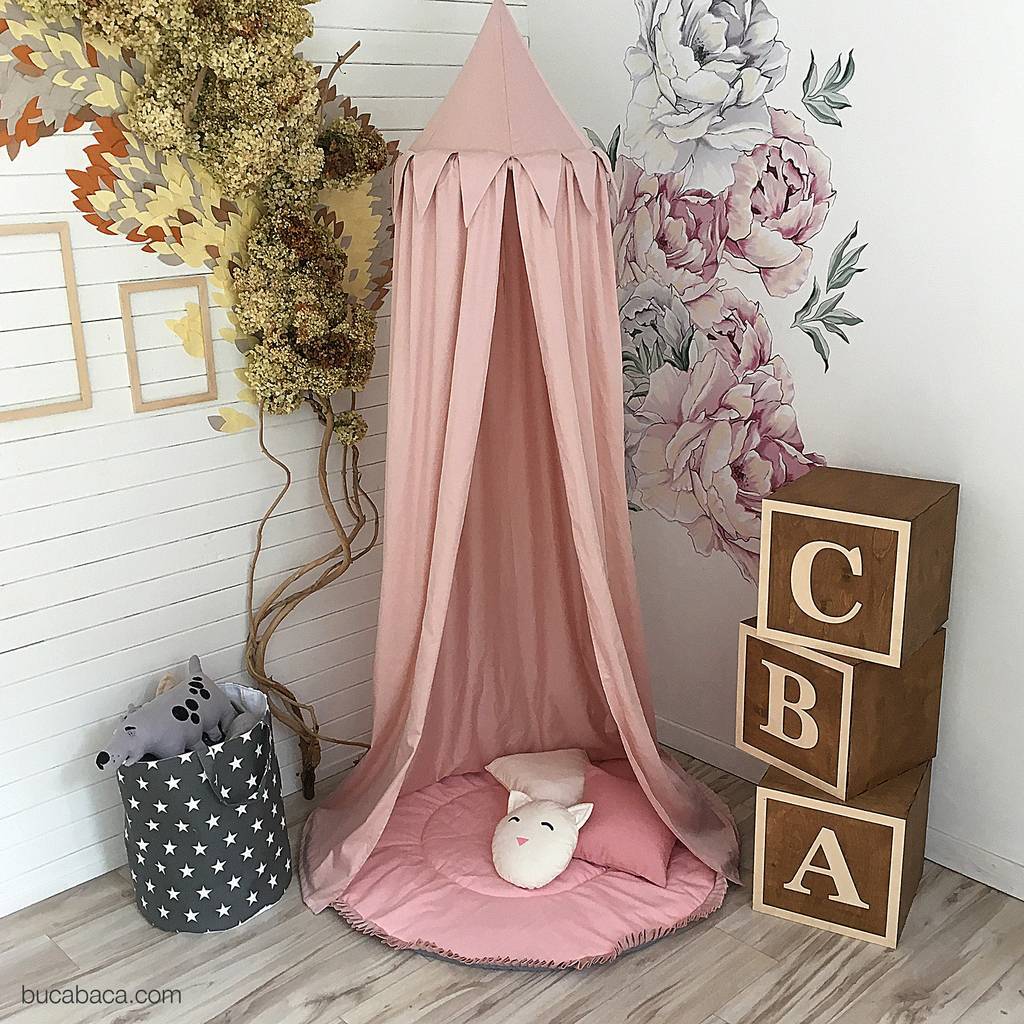 Балдахин розовый