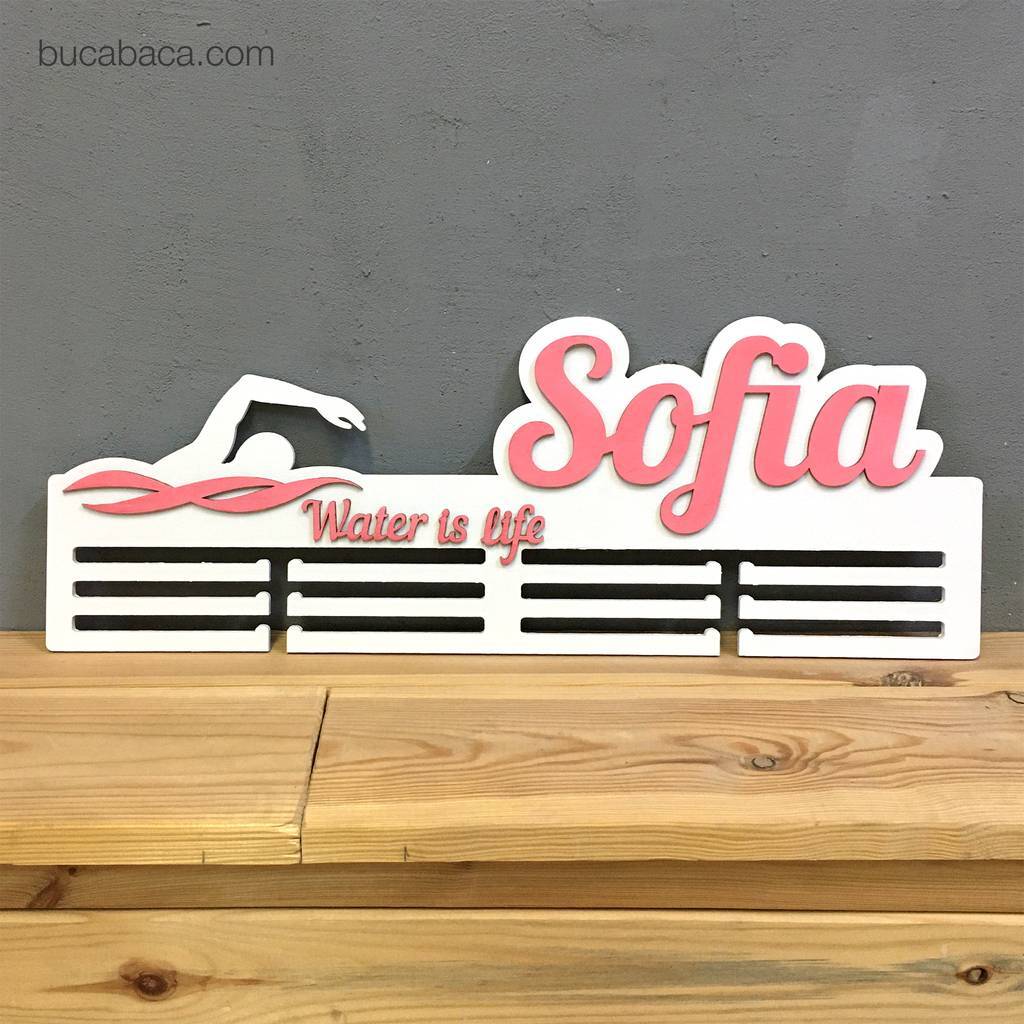 Медальница плавание