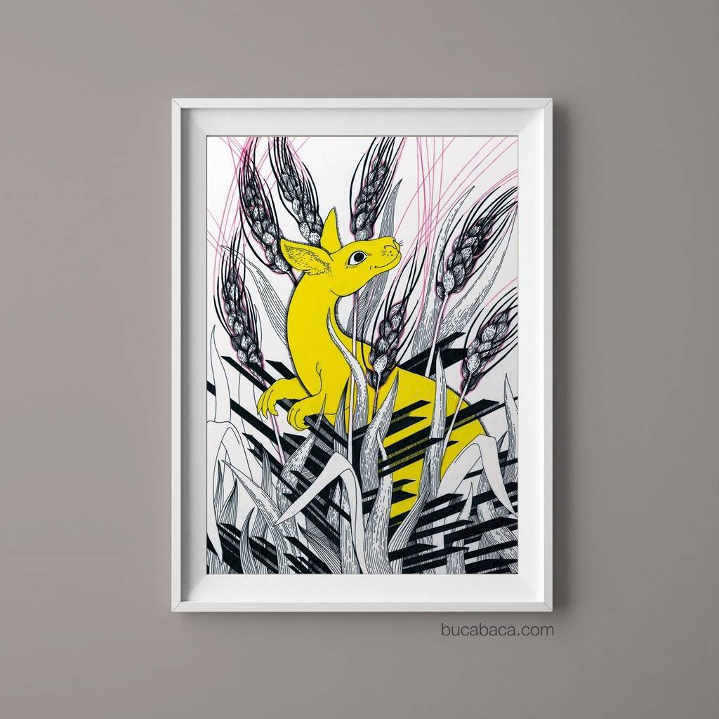 Плакат кенгуру