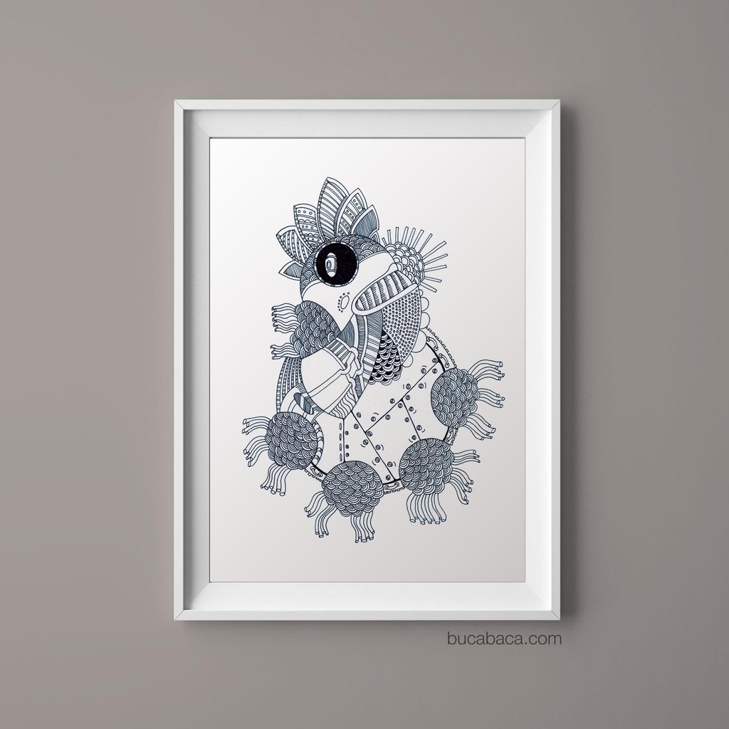 Плакат робот