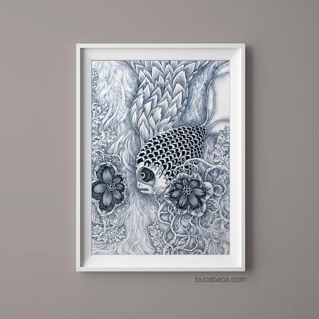 Плакат рыба