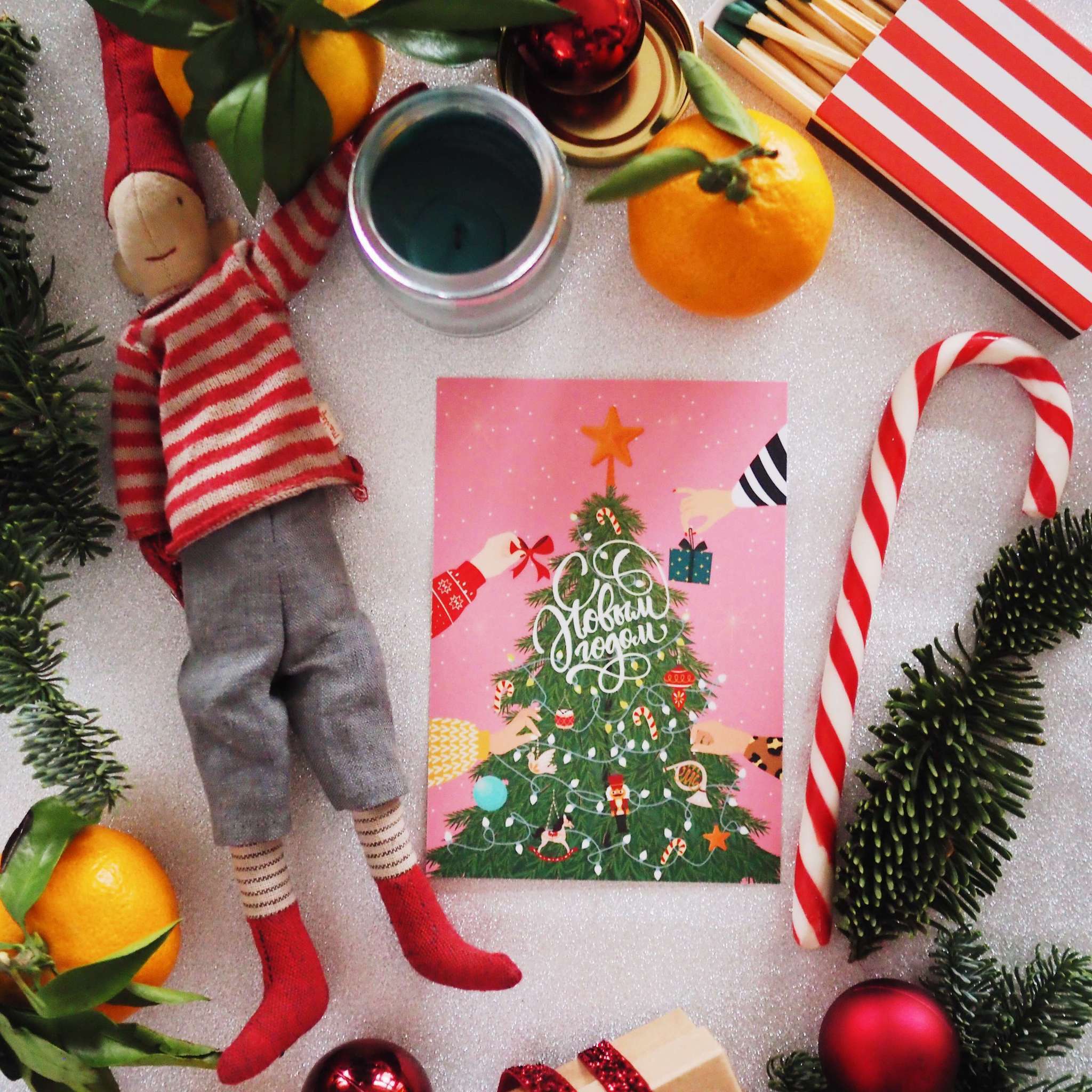 Фото Рождественская открытка с Пасхой фото