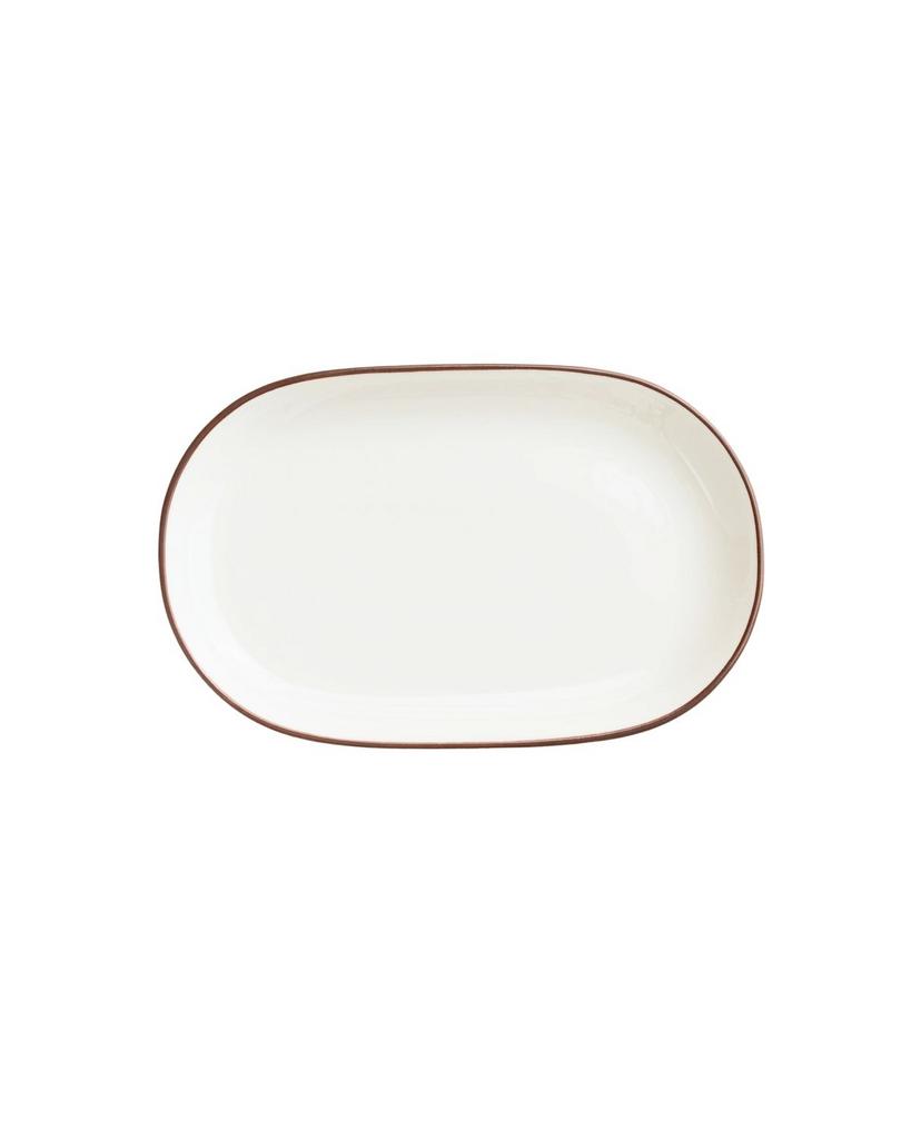 Блюдо овальное среднее 23 см ID Fine, Modest Brown