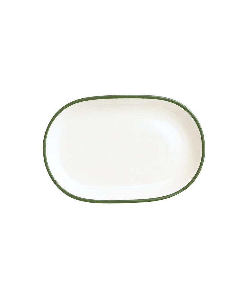 Блюдо овальное среднее 23 см ID Fine, Modest Green