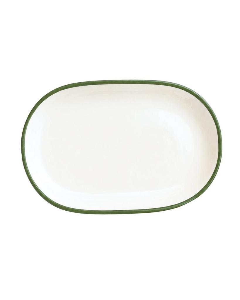 Блюдо овальное большое 33 см ID Fine, Modest Green