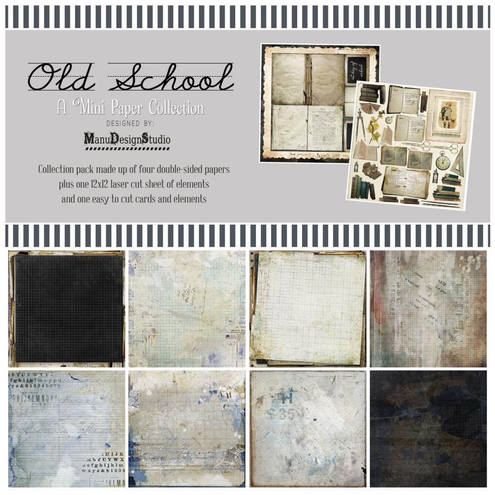 БУМАГА > Набор бумаги 30*30см Old School 49 And Market Collection Pack  12