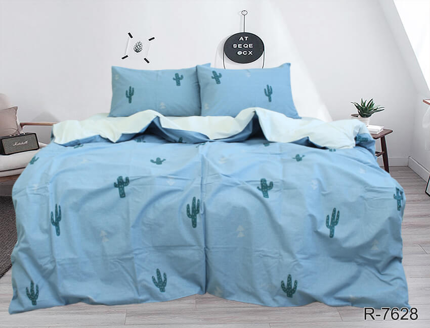 постельное белье ранфорс с кактусами фото 1