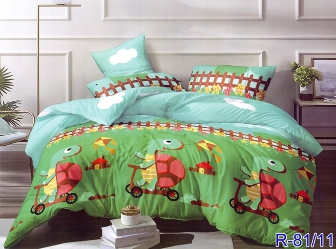 детское постельное белье с черепашками