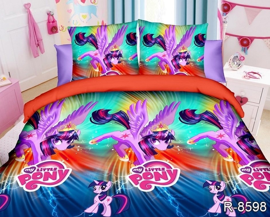 детское постельное белье пони R8598