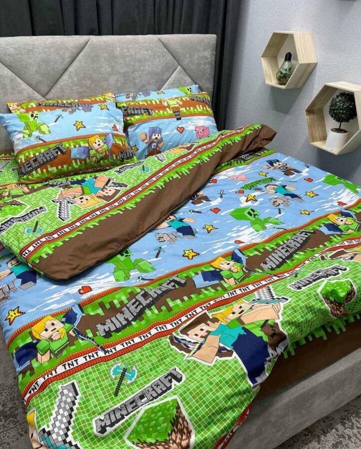 постельное белье майнкрафт