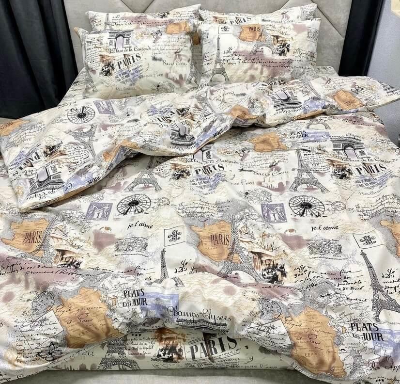 потельное белье бязь карта Парижа