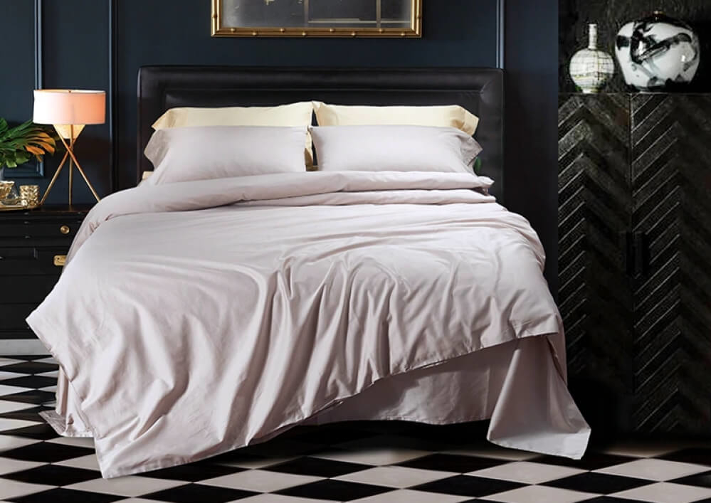 элитное однотонное постельное белье сатин люкс shell