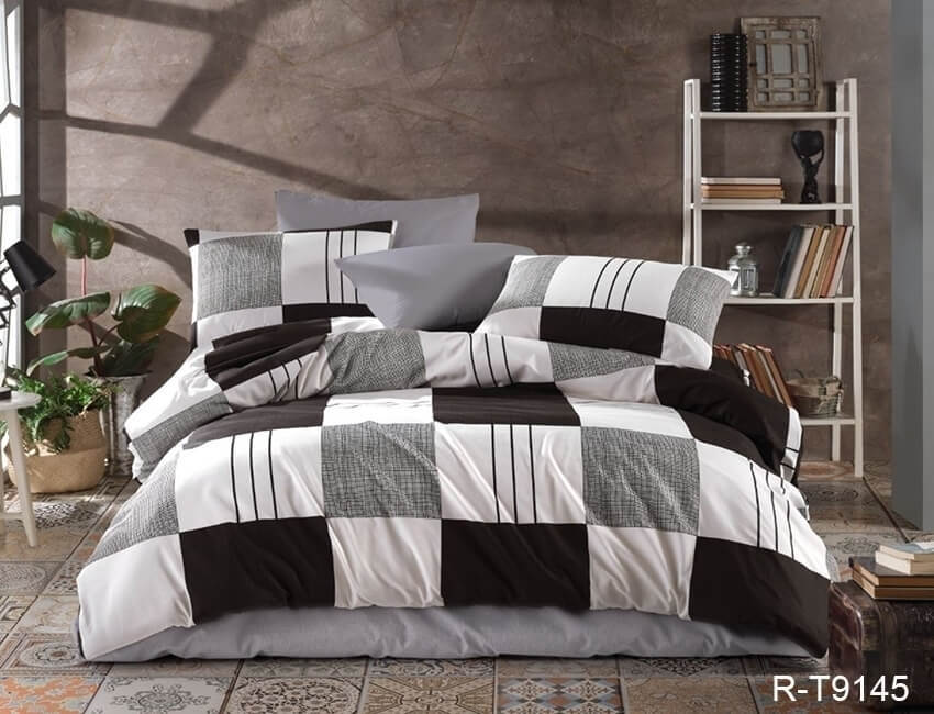 турецкое постельное белье шахматный стол R-T9145