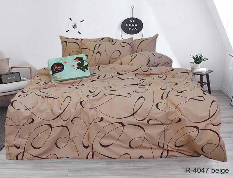 постельное белье вензель беж