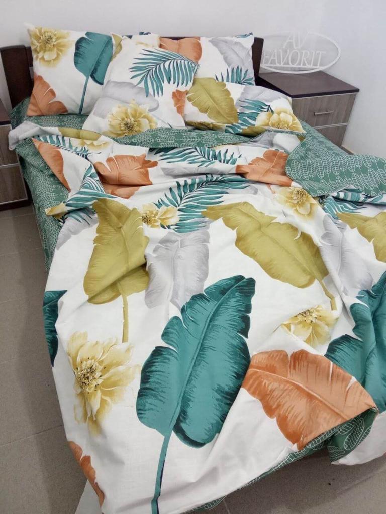 Постельное белье бязь тропики с листьями фото 1