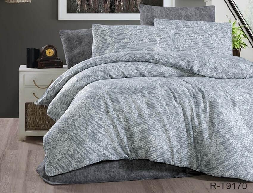 серое турецкое постельное белье рисунок абстракция