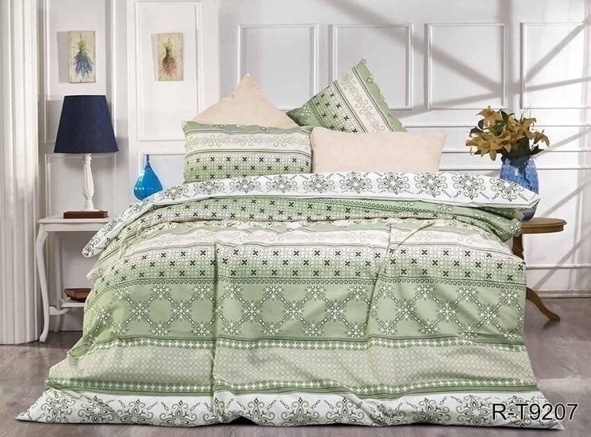 турецкое салатовое постельное белье ранфорс