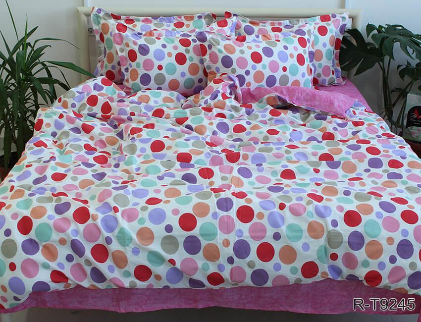 розовое турецкое постельное белье с шариками